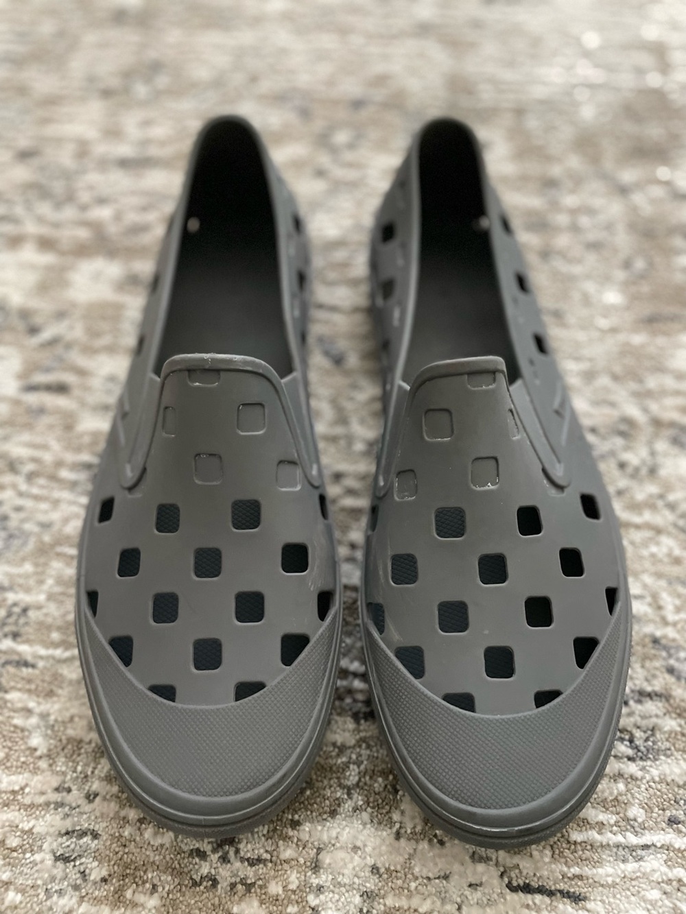 Vans Trek TRK Slip-On Gray Waterproof Breathable Mens 13 Surf Skate Resort Boat